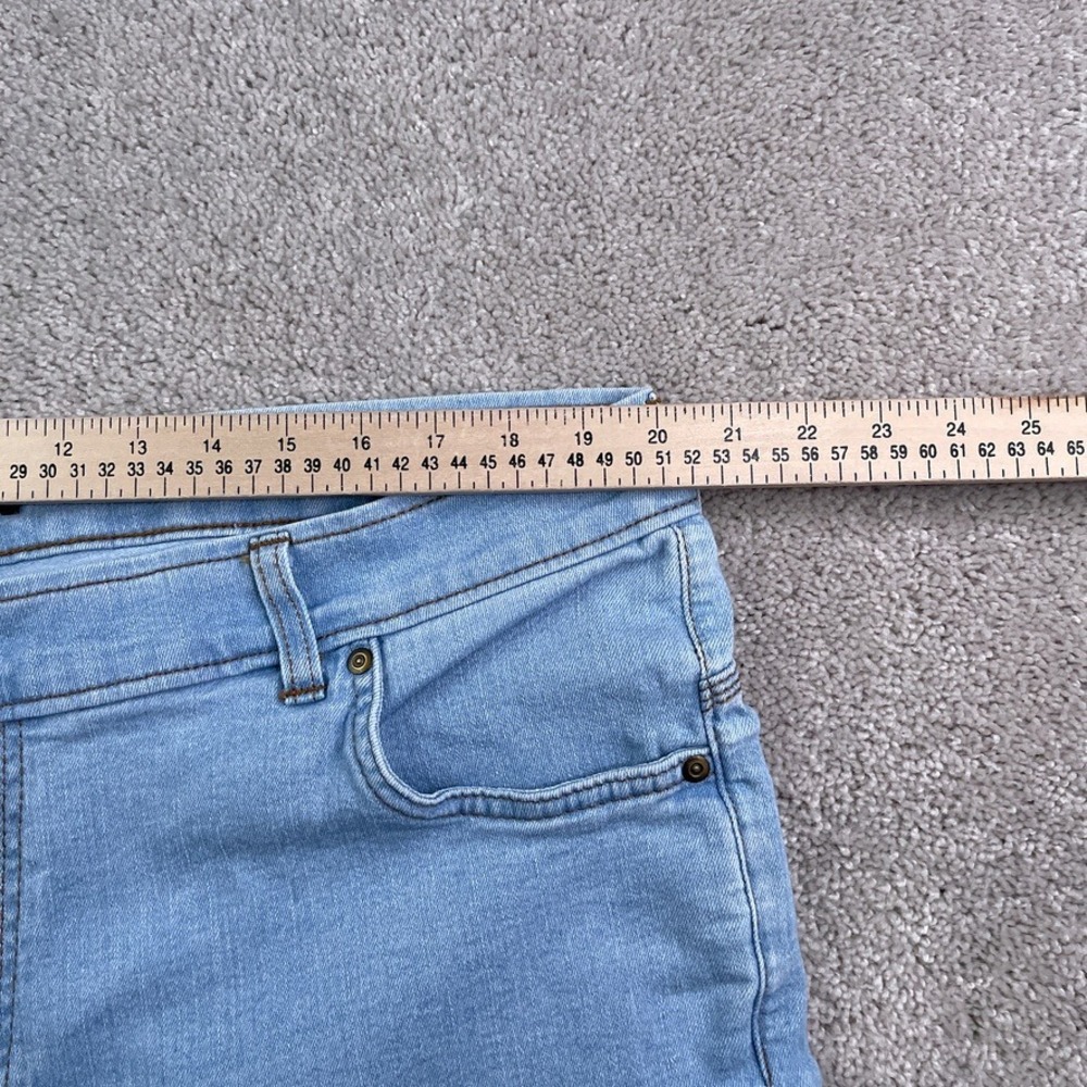 Origin Jeans Mens 38x32 Blue Delta Flex Relaxed Fit Light Wash Stretch Denim USA - Picture 5 of 15